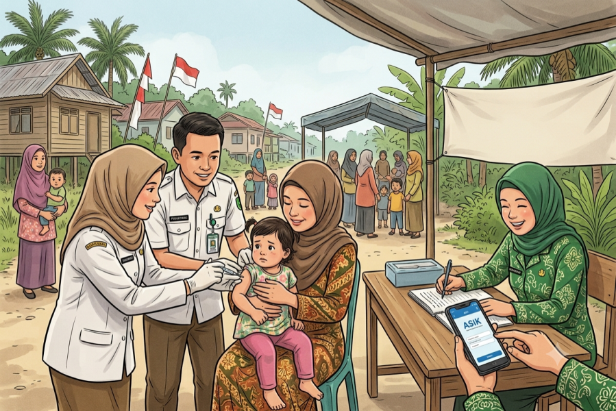 Pemprov Riau Perkuat Kolaborasi Percepat Imunisasi Anak
