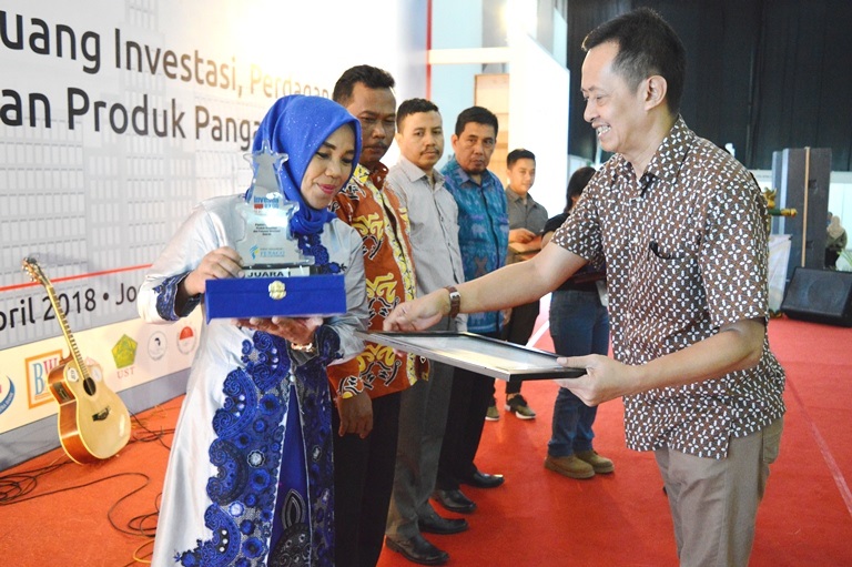 Stan Pemkab Bengkalis Juara I pada Invesda Expo 2018 di Jogjakarta Expo Center