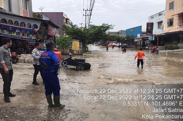 BPBD Pekanbaru Mulai Evakuasi Warga Terdampak Banjir Hari Ini