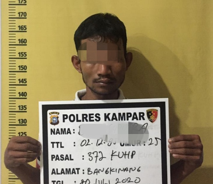 Pura-pura Mau Beli Motor Lalu Dibawa Kabur Saat Uji Coba, Pelaku Diringkus Reskrim Polres Kampar