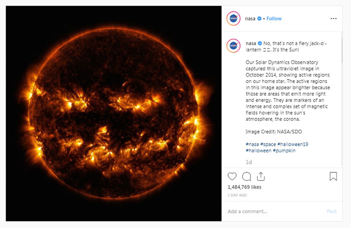 NASA Posting Foto Penamakan Matahari, Warganet: Kok Seram Banget