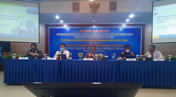 Realisasi Penerimaan Pajak Kanwil DJP Riau Rp14,16 Triliun