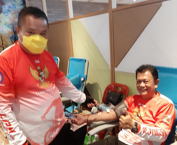 Ribuan Orang Ikut Donor Darah di  City Walk jalan Pemuda Payung Sekaki. Menjelang Bulan Suci Ramadhan, Targetkan 4.000 Kantong Darah