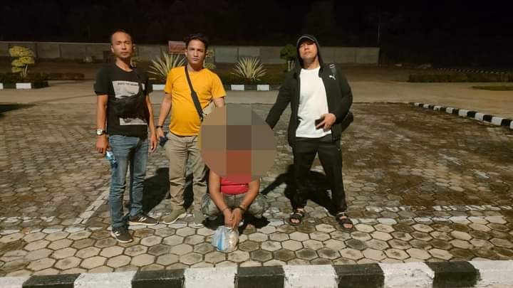 Sat Resnarkoba Polres Rohul Amankan  Pria Bersama 11,45 Gram Sabu di Tambusai Utara