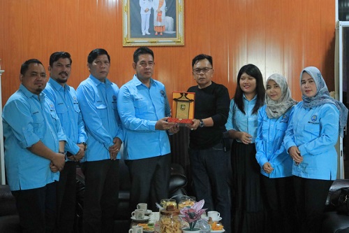 Plt Bupati Asmar Terima Kunjungan BNNK Pelalawan