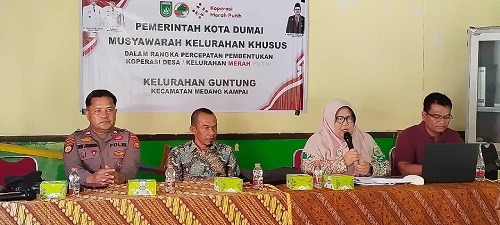 Muskelsus Pembentukan Koperasi Kelurahan Merah Putih di Dumai Rampung 100 Persen