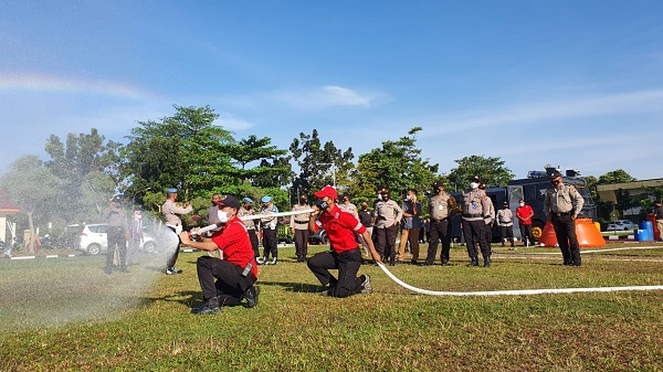 Polda Riau Gandeng PT RAPP Latih Personel Atasi Karhutla