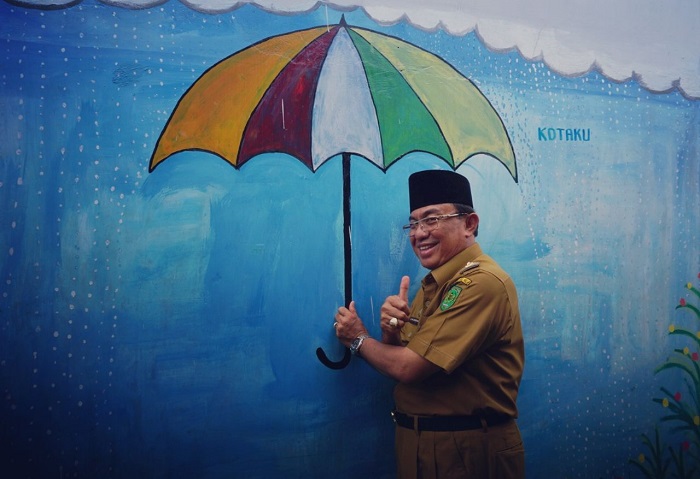 Jadi Objek Wisata Kreatif, Bupati Inhil Resmikan 'Kampoeng Selfie'