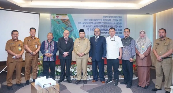 Produsen Kendaraan Udara Elektrik Tertarik Investasi di Kawasan Industri Tanjung Buton