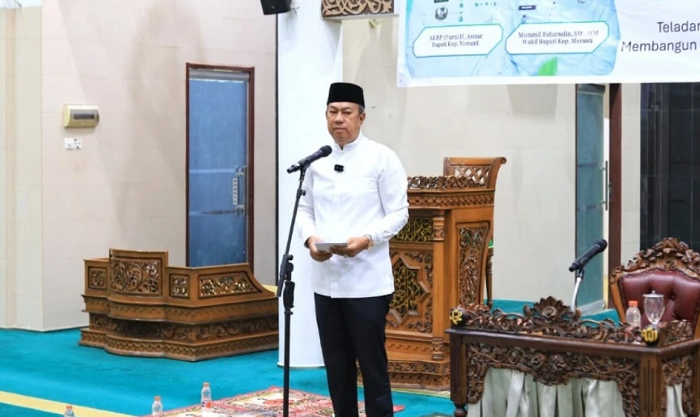 Wakil Bupati Kepulauan Meranti Ajak Jemaah Teladani Akhlak Nabi Muhammad
