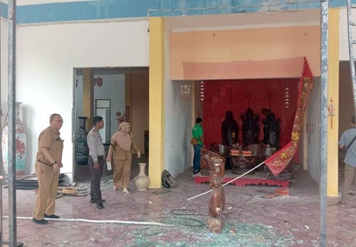 Museum  Tionghoa di Bagansiapiapi Berantakan Dijarah Maling
