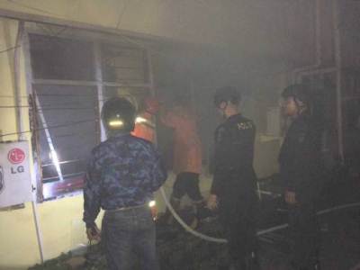 Ruangan Humas Polda Riau Terbakar Subuh Tadi, Diduga Korsleting Arus Listrik
