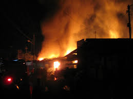Tiga Kios Jalan Sukarno Hatta Terbakar Dinihari Tadi
