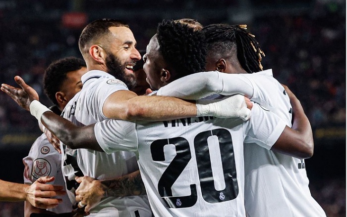 Madrid Lolos Ke Final Setelah Libas Barcelona 4-0, Benzema Hattrick