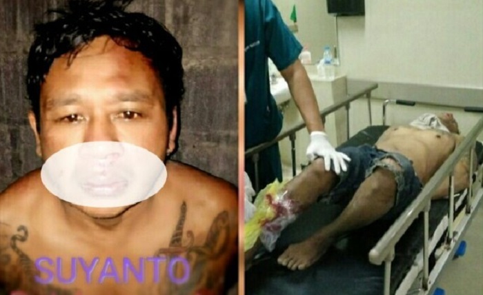MAMPUS...Sudah 5 Kali Keluar Masuk Penjara Tak Juga Tobat, Polisi Tembak Residivis Curat, Ini Orangnya