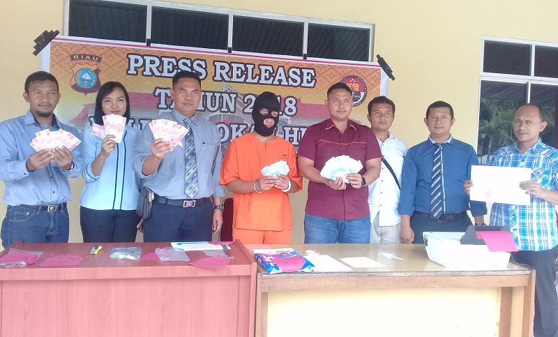 Katanya Iseng, Satreskrim Polres Rohil Amankan Pengedar Uang Palsu di Bagan Batu