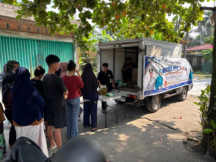 Stabilisasi Harga di Wilayah Rentan Rawan Pangan, Mobil Pak AMAN Hadir di Muara Fajar