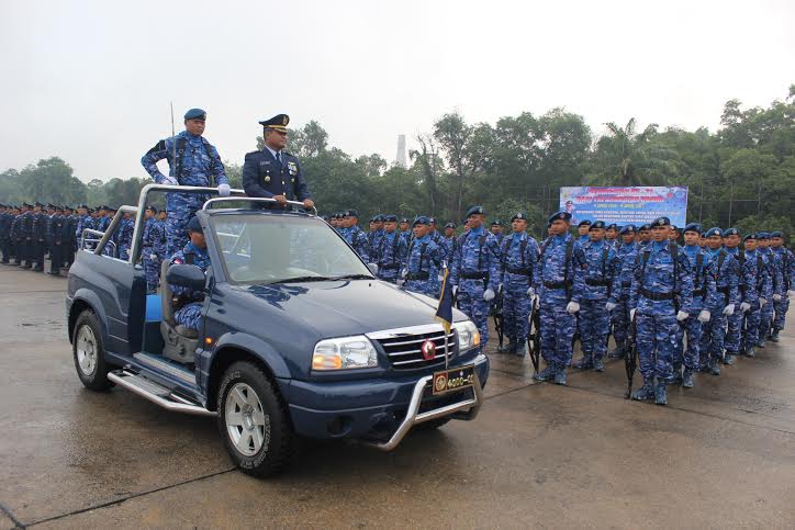 Lanud Rsn Gelar Upacara Peringatan HUT TNI AU ke-71