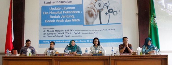 Eka Hospital Gelar Seminar Update Pelayanan Kesehatan di Bengkalis