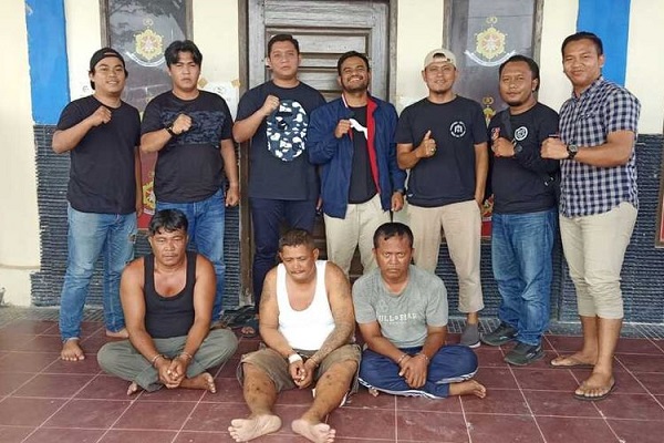 Tiga Perampok Warga Jalan Arjuna Batin Solapan Ditangkap di Sumatera Utara