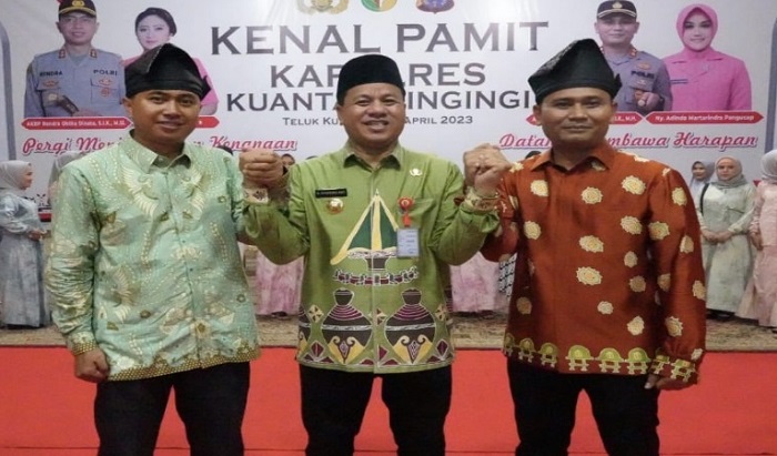 Kenal Pamit Kapolres Kuansing, Suhardiman Berharap Sinergi dengan Kepolisian Tetap Terjaga