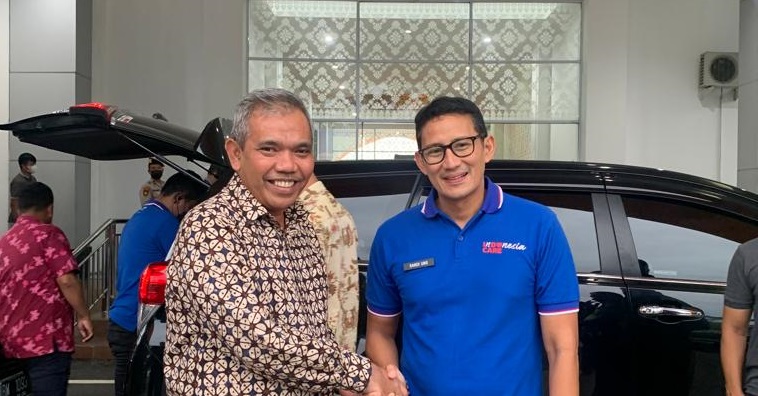 Pj Bupati Kampar Temui Menpar Ekraf, Sandiaga Uno Dukung Penuh Desa Kreatif Kampar