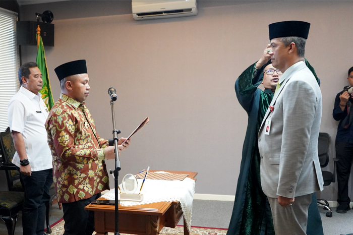 Wahid Lantik Job Kurniawan sebagai Pj. Sekda di Jakarta