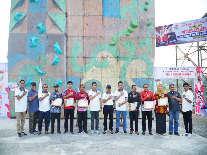Kejurkab Panjat Tebing Kabupaten Kampar Dimulai