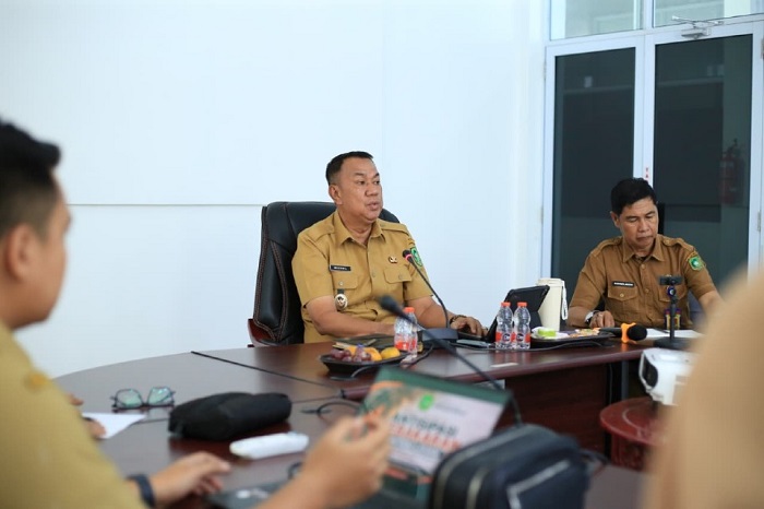 Cegah Karhutla Lahan Gambut, Wabup Meranti Perintahkan Konsolidasi Berjenjang