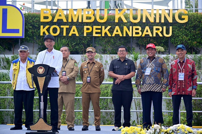 Presiden Resmikan SPALDT Bambu Kuning, Pj Wali Kota Pekanbaru Ucapkan Terima Kasih