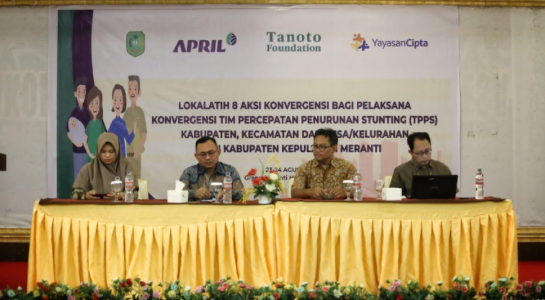 RAPP-Tanoto Foundation Gelar Lokalatih 8 Aksi Konvergensi Penurunan Stunting di  Meranti