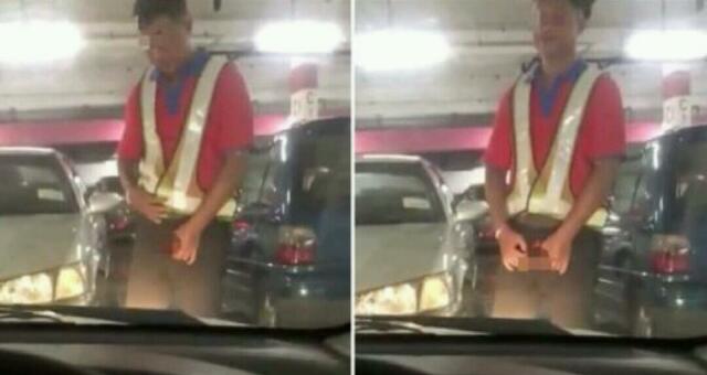Gila! Fifi Kaget, Staf Hypermarket Pamer Alat Vital di Depan Mobilnya