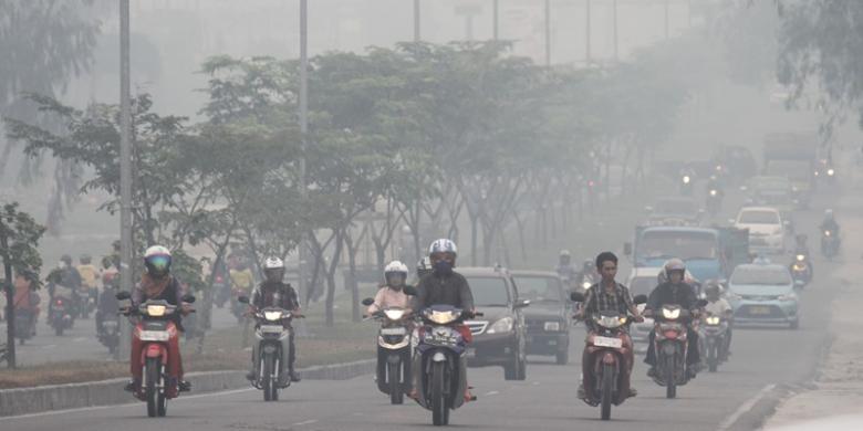 Kabut asap merata di 14 Kecamatan, Masyarakat Inhu Resah