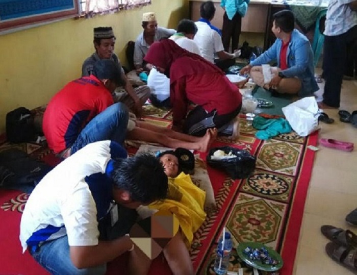 ALLAHUAKBAR...Puluhan Orang Warga Talang Durian Cacar di Indragiri Hulu Masuk Islam