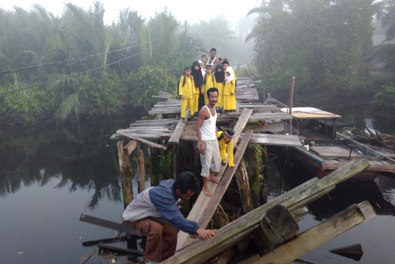 Ulang Tahun Dumai Ke-20, Kondisi Jembatan di Bangsal Aceh Ini Sungguh Mengenaskan