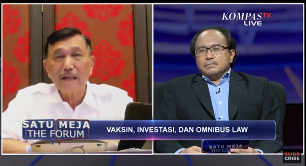 Menko Luhut Pandjaitan  Optimis Menghimpun Investasi Asing 45 Miliar Dolar, ''Kapan Anda Mau Menghabisin Itu?''