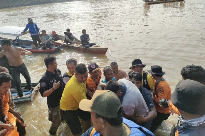 Satu Korban Tenggelam di Sungai Pagar Rengat Ditemukan Meninggal Dunia