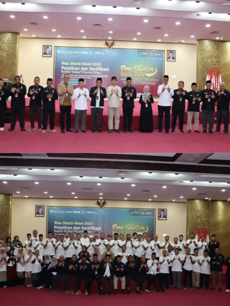 Tingkatkan Kompetensi Nazhir Wakaf, BWI Bekerja Sama BI Riau Gelar Sertifikasi