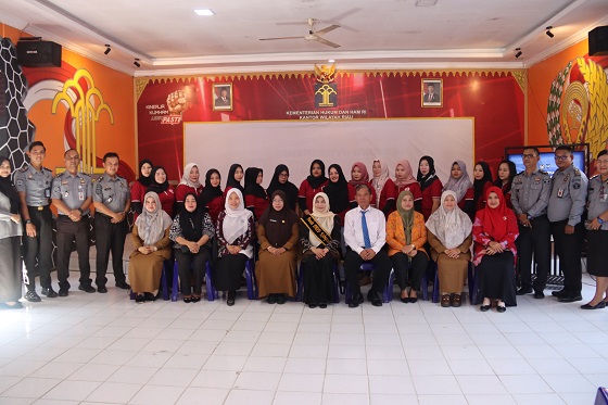 Bunda PAUD Inhil Buka Penyuluhan Kekerasan Terhadap Perempuan di Lapas Tembilahan