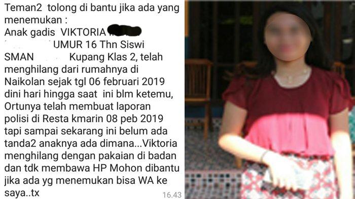 Usai Telepon Lelaki, Siswi SMA Ini Hilang dari Rumah 