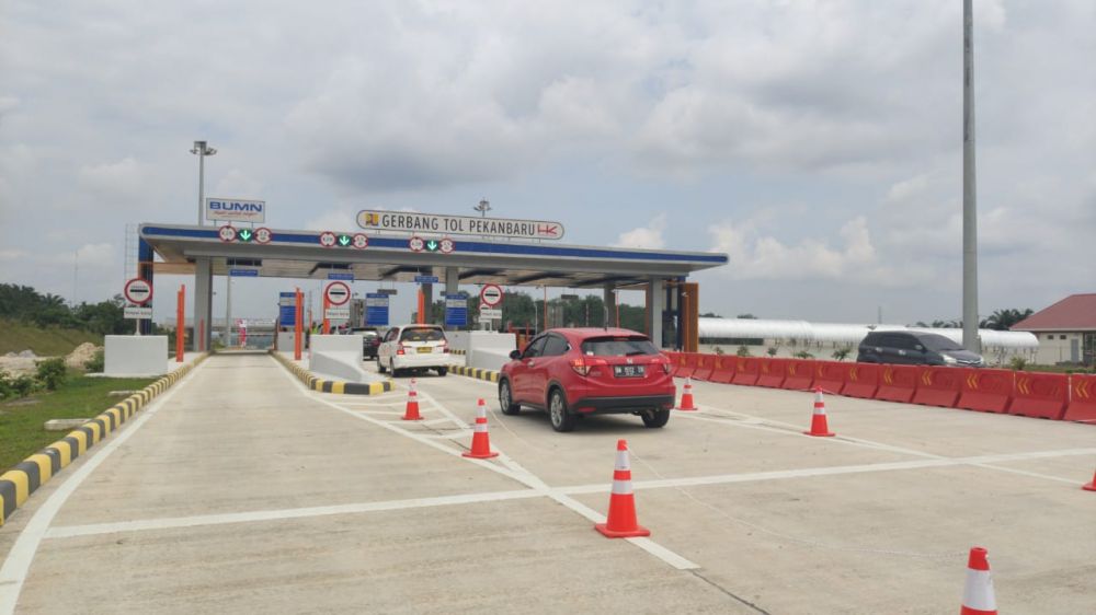 Sudah Ada 10.817 Kendaraan Lewati Tol Pekanbaru-Dumai Seksi I