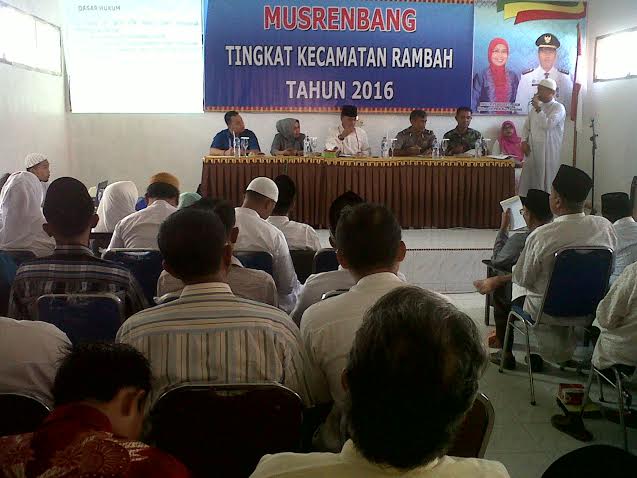 Serap Aspirasi, Kecamatan Rambah Gelar Musrenbang