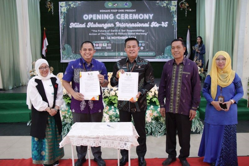 DKP Pekanbaru- FISIP Universitas Riau MoU Program Penguatan Ketahanan Pangan