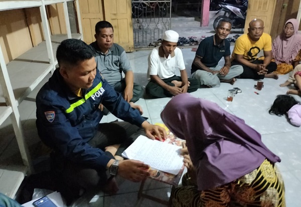 Mediasi  Ampuh Menyelesaikan Masalah, Ini Yang Dilakukan Bhabinkamtibmas Banjar XII