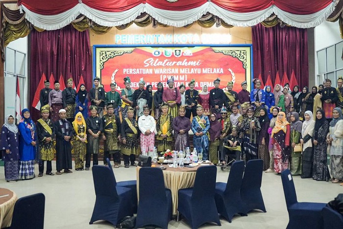 Persatuan Warisan Melayu Melaka Silaturahmi ke Pemkot Dumai