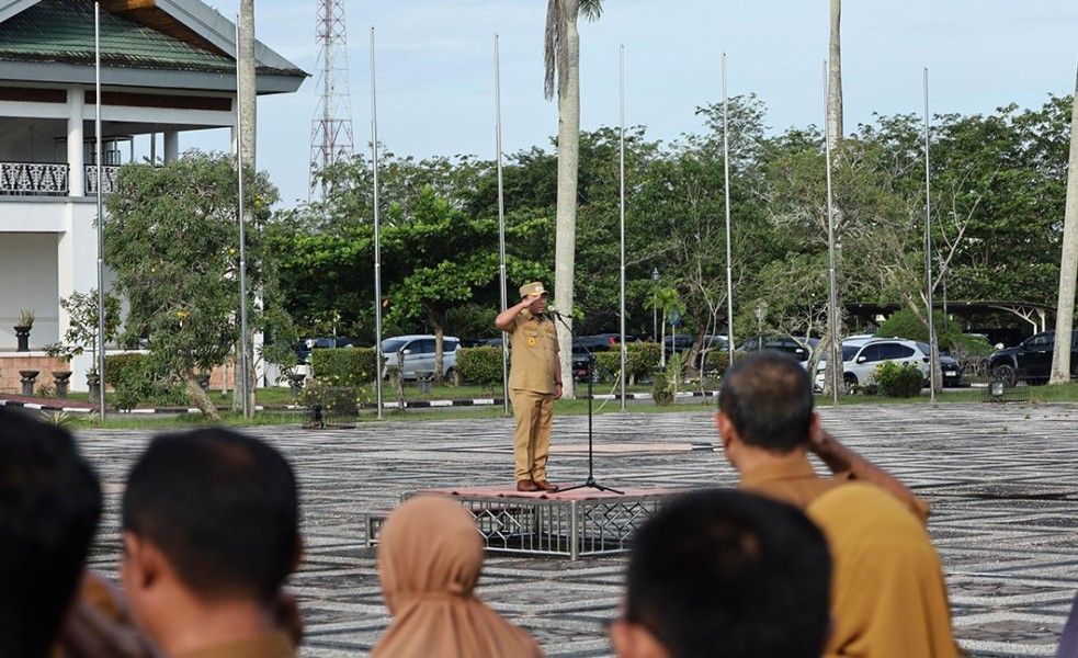 Wabup Husni Pimpin Apel Pagi, Berikut Pesannya...