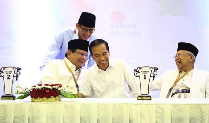 Survei Charta Politika: Prabowo-Sandiaga Uno Lebih Populer di Kalangan ASN Dibanding Jokowi-Amin