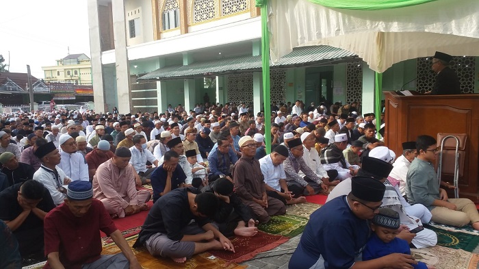 Pesan  Saat Pelaksanaan Salat Idul Fitri di Al Fida': Mari Kedepankan Perilaku Tasammuh