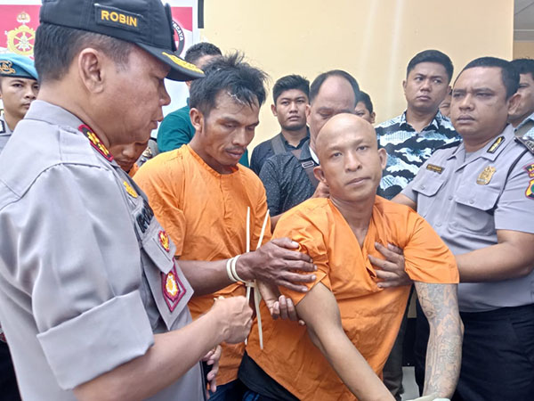 Bunuh Janda Pemilik Warung Kopi di Sumut dengan Sadis, Abang Beradik Ditangkap di Bengkalis-Riau