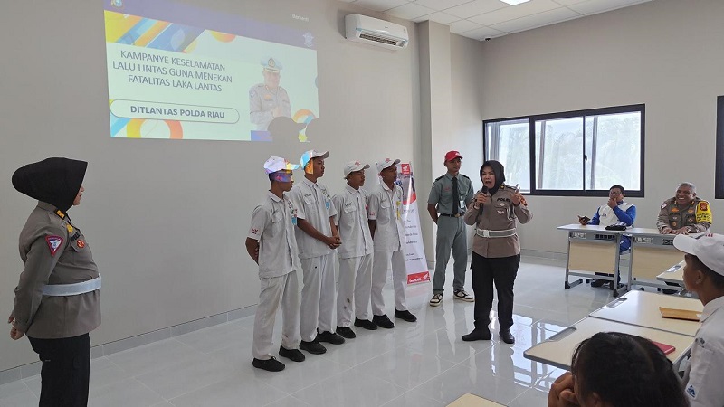 Bombardir Giat Edukasi, Jumlah Pelanggaran Lalu Lintas Pelajar di Riau Menurun Drastis